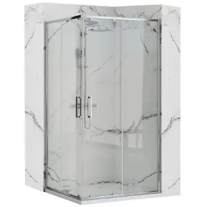 Obrazek Kabina prysznicowa Punto Rea K0863 80x80x190 chrom