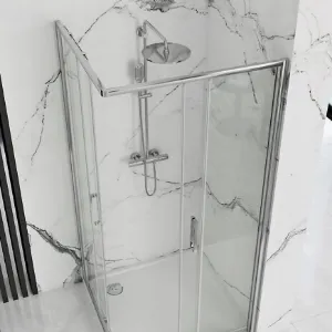 Obrazek Kabina prysznicowa Punto Rea K0863 80x80x190 chrom