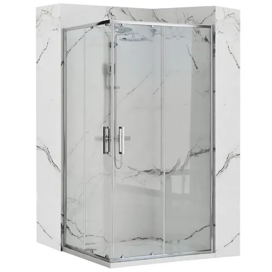 Obrazek Kabina prysznicowa Punto Rea K0867 90x90x190 chrom