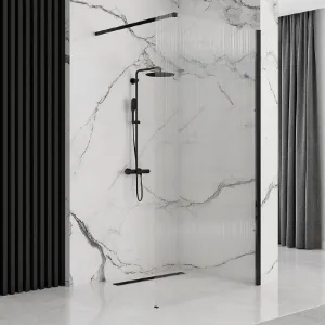 Obrazek Ścianka Walk-in Aero Intimo Rea K4121 100x200 black