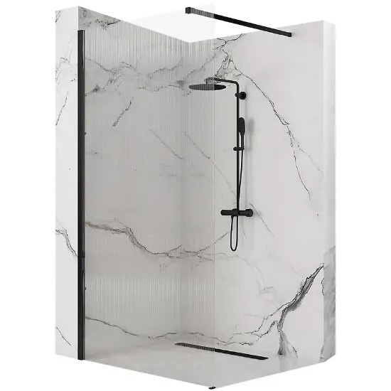 Obrazek Ścianka Walk-in Aero Intimo Rea K4122 120x200 black