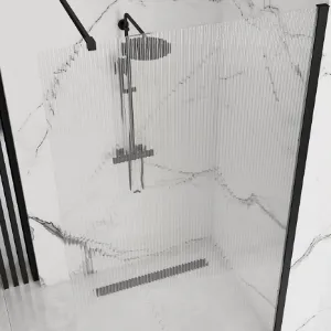 Obrazek Ścianka Walk-in Aero Intimo Rea K4122 120x200 black