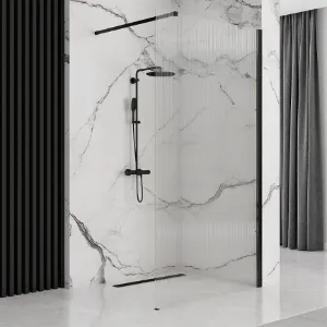 Obrazek Ścianka Walk-in Aero Intimo Rea K4122 120x200 black