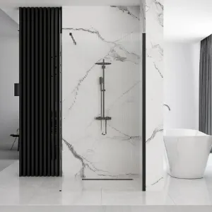 Obrazek Ścianka Walk-in Aero Intimo Rea K4123 90x200 black