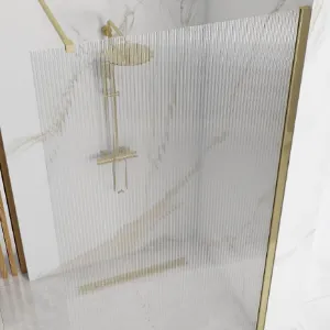 Obrazek Ścianka Walk-in Aero Intimo Rea K4126 100x200 gold brush