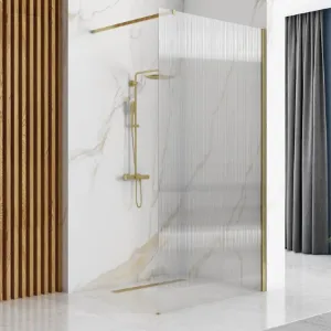 Obrazek Ścianka Walk-in Aero Intimo Rea K4126 100x200 gold brush
