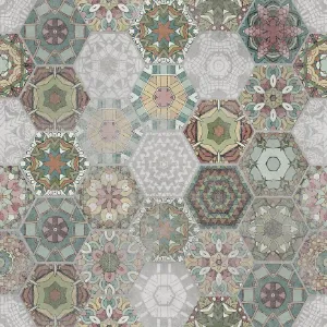 Obrazek Gres Patchwork Hexagon Colour 60/60