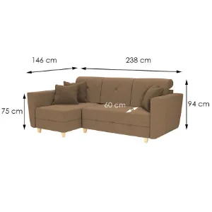 Obrazek Narożnik Grey L Riviera 24