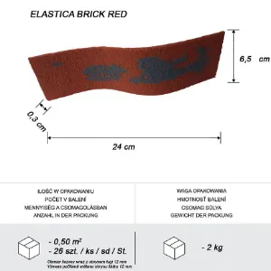 Obrazek Elastyczna cegła Brick Red
