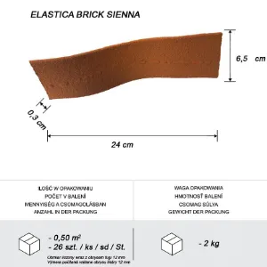 Obrazek Elastyczna cegła Brick Siena