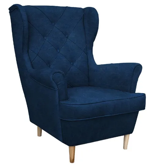 Obrazek Fotel Kingston Bis Holand 86 00/1 granatowy