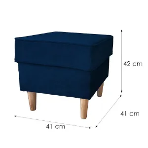 Obrazek Pufa Kingston Holand 86 00/1 granatowy