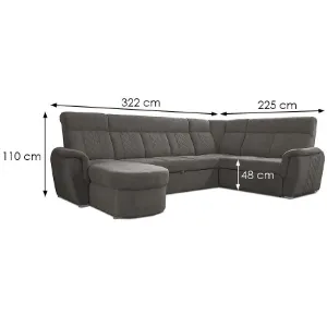 Obrazek Narożnik z funkcją spania Bahama Sally 3 lewostronny