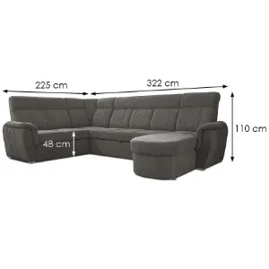 Obrazek Narożnik z funkcją spania Bahama Sally 3 prawostronny