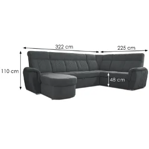 Obrazek Narożnik z funkcją spania Bahama Sally 9 lewostronny