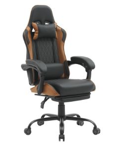 Obrazek Fotel biurowy Zoom czarnobrązowy