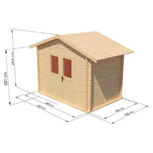 Obrazek Domek ogrodowy Ben I 3x2 m