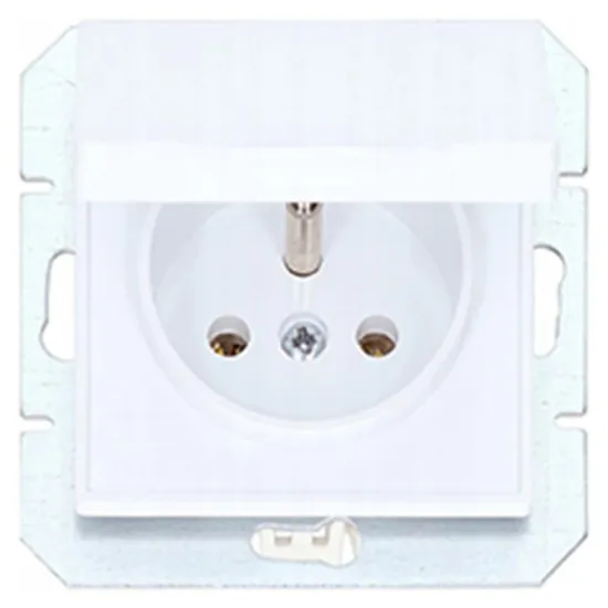 Obrazek Gniazdo pojedyncze IP44 MEDIUM white 17665