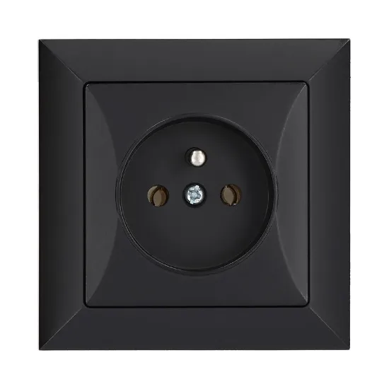 Obrazek Gniazdo pojedyncze POLA black 33208