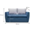 Obrazek Sofa Bella 120 Alfa 83+17