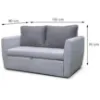 Obrazek Sofa Bella 120 Alfa 17+19