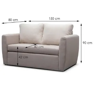 Obrazek Sofa Bella 120 Alfa 3+1