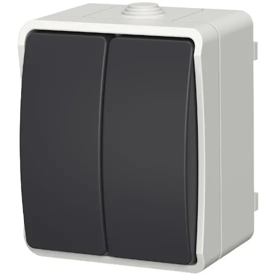 Obrazek Łącznik świecznikowy AQUA PLUS IP54 grey 40113