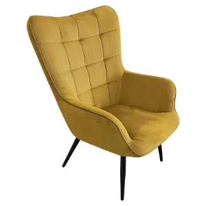 Obrazek Fotel Jet WX-2931-1T Yellow Velvet 20