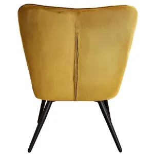 Obrazek Fotel Jet WX-2931-1T Yellow Velvet 20