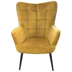 Obrazek Fotel Jet WX-2931-1T Yellow Velvet 20