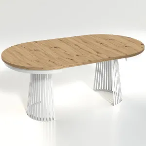 Obrazek Stół Rozkładany Garda Biały/Artisan