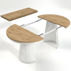 Obrazek Stół Rozkładany Garda Biały/Artisan