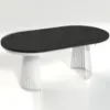 Obrazek Stół Rozkładany Garda Biały/Czarne Drewno