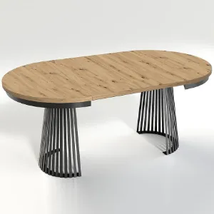 Obrazek Stół Rozkładany Garda Czarny/Artisan