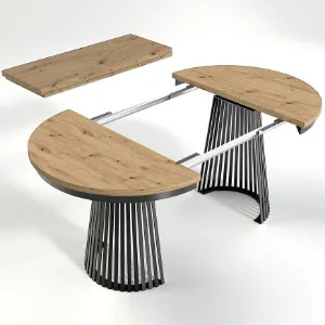 Obrazek Stół Rozkładany Garda Czarny/Artisan