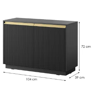 Obrazek Komoda Royal K103 Czarny