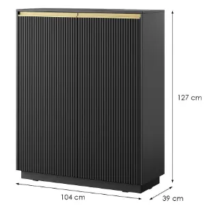 Obrazek Komoda Royal Kw103 Czarny