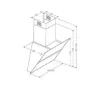 Obrazek Okap WK-9 Venus 60 czarny