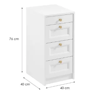 Obrazek Komoda Rel K4sw Biała