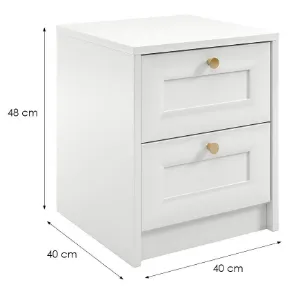 Obrazek Szafka Nocna Rel Sn Biała