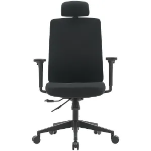 Obrazek Fotel Popstar Lux Hr Tkanina czarny