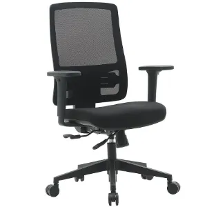 Obrazek Fotel Popstar Mesh Lux czarny