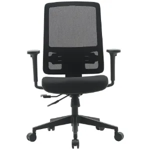 Obrazek Fotel Popstar Mesh Lux czarny