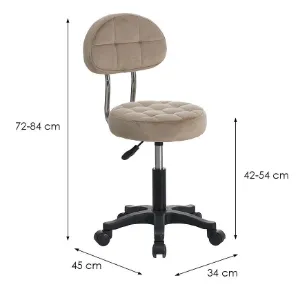 Obrazek Krzesło obrotowe Gianna 12116 beżowe