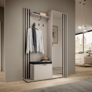 Obrazek Garderoba Nelly Cashmere/Czarny Pop