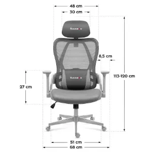 Obrazek Fotel Gamingowy Huzaro Combat 2.7 Grey