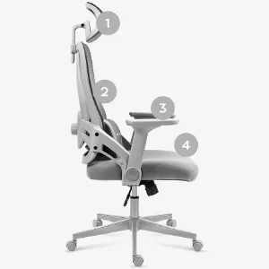 Obrazek Fotel Gamingowy Huzaro Combat 2.7 Grey