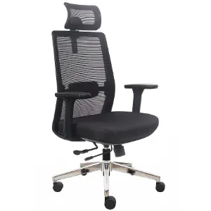 Obrazek Fotel Prospero Siatka czarny