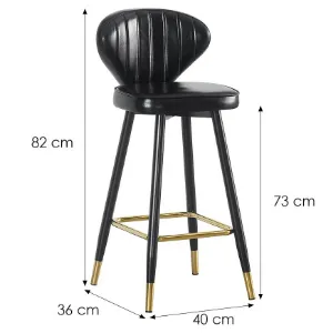 Obrazek Stołek barowy Arysa 11945 czarny