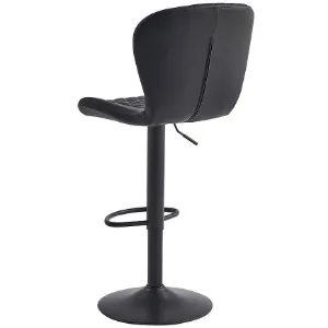 Obrazek Stołek barowy Iris 12026 czarny
